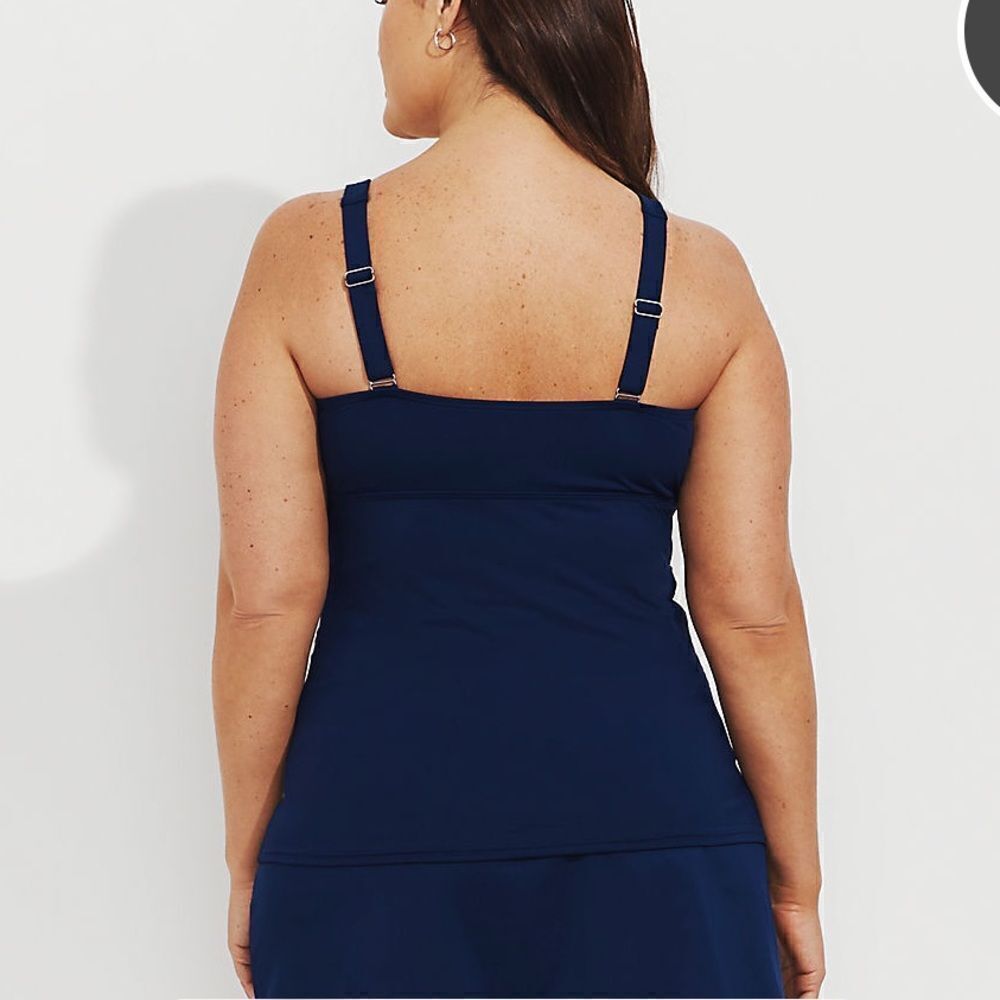 EXCELLENT CONDITION WOMEN’S SIZE 10 LAND’S END NAVY TANKINI